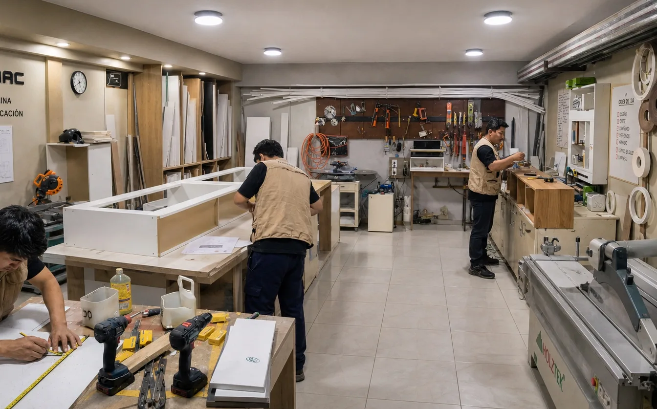 Taller de fabricación de Refimac