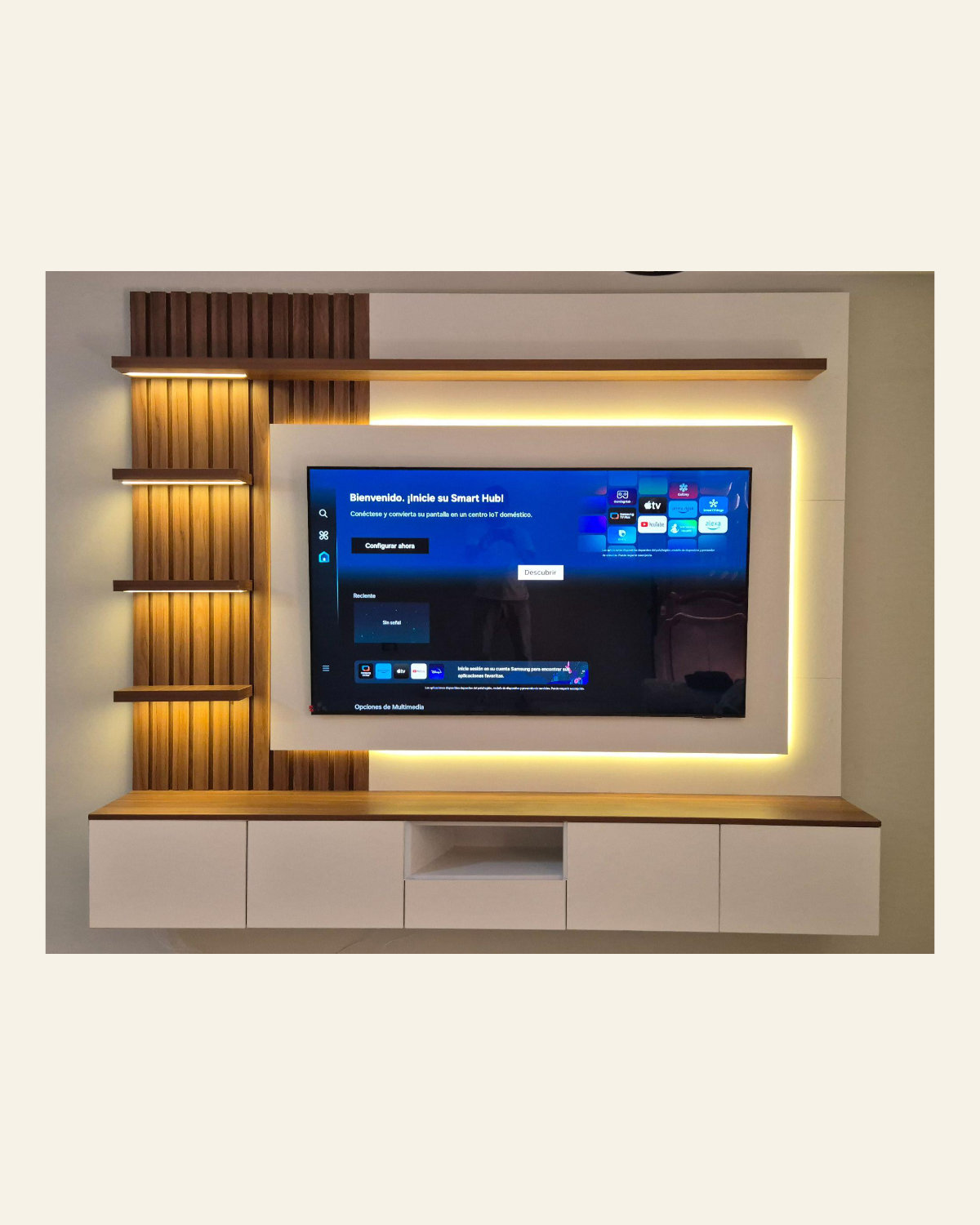 Centro de Entretenimiento TV 65"