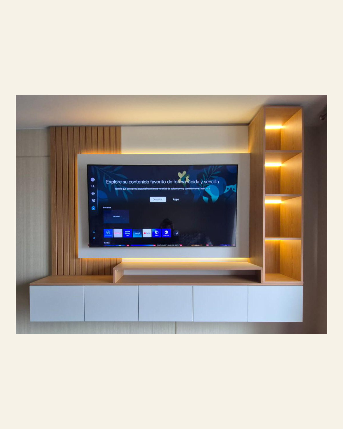 Centro de Entretenimiento TV 65"