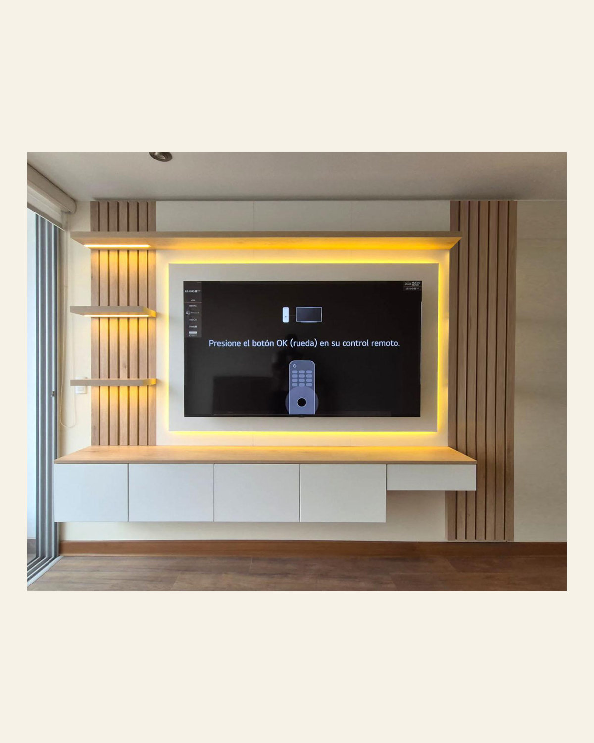 Centro de Entretenimiento TV 75"