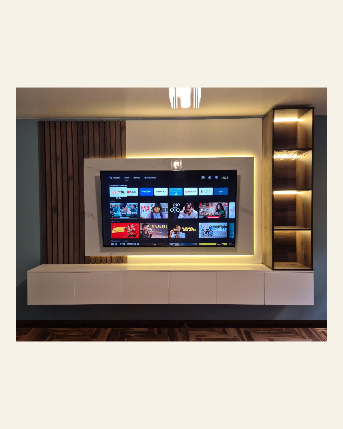 Centro de Entretenimiento TV 75"