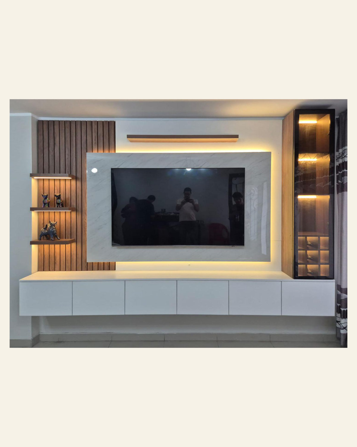 Centro de Entretenimiento TV 75"