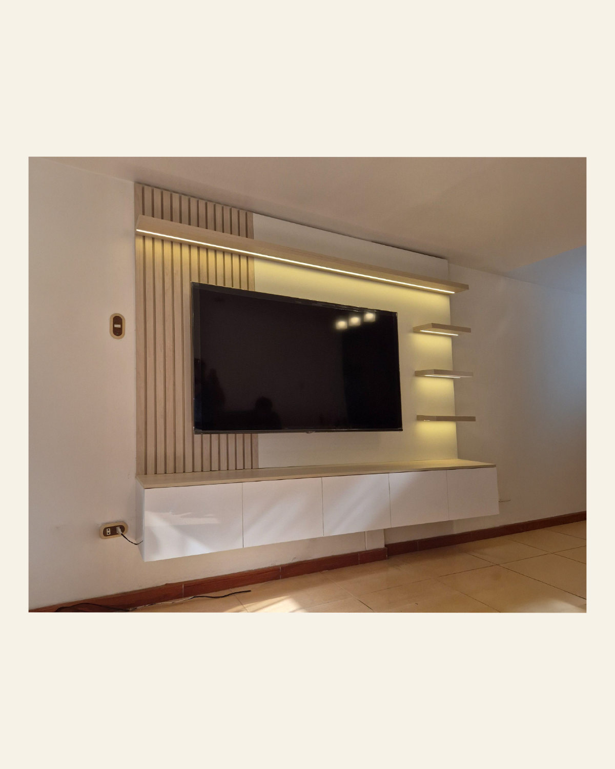 Centro de Entretenimiento TV 85"