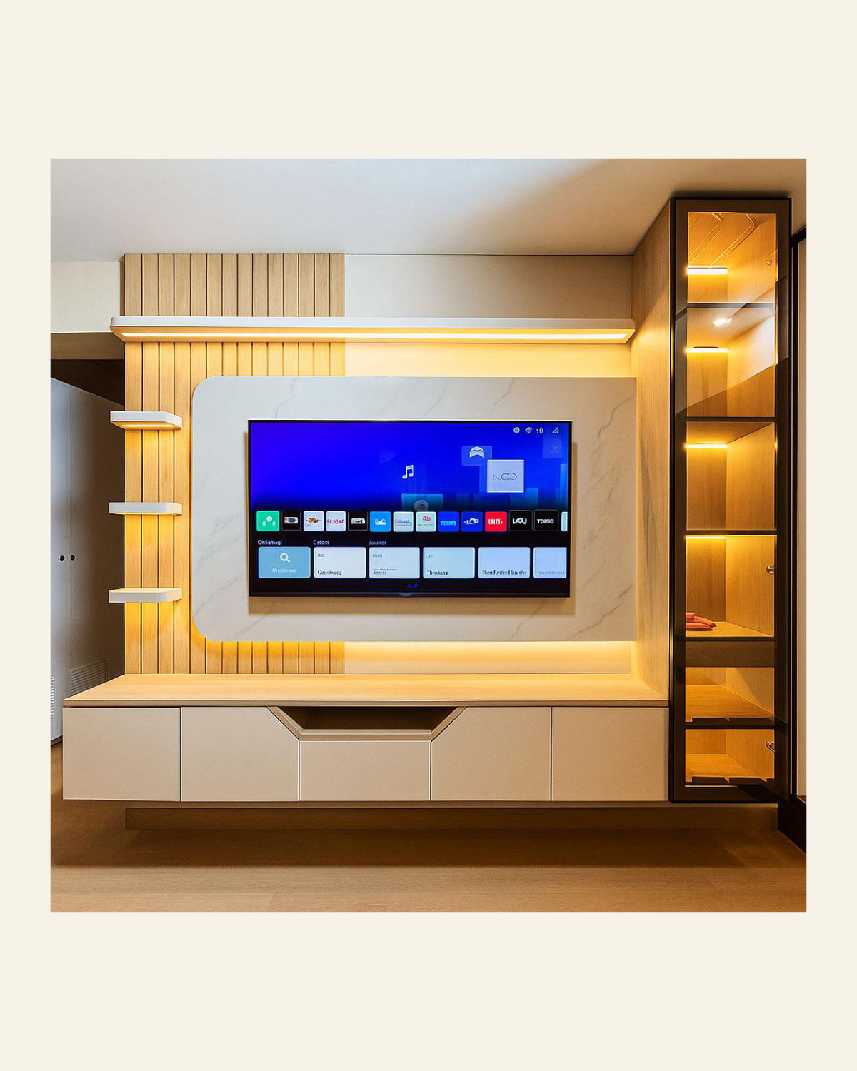 Centro de Entretenimiento TV 65"