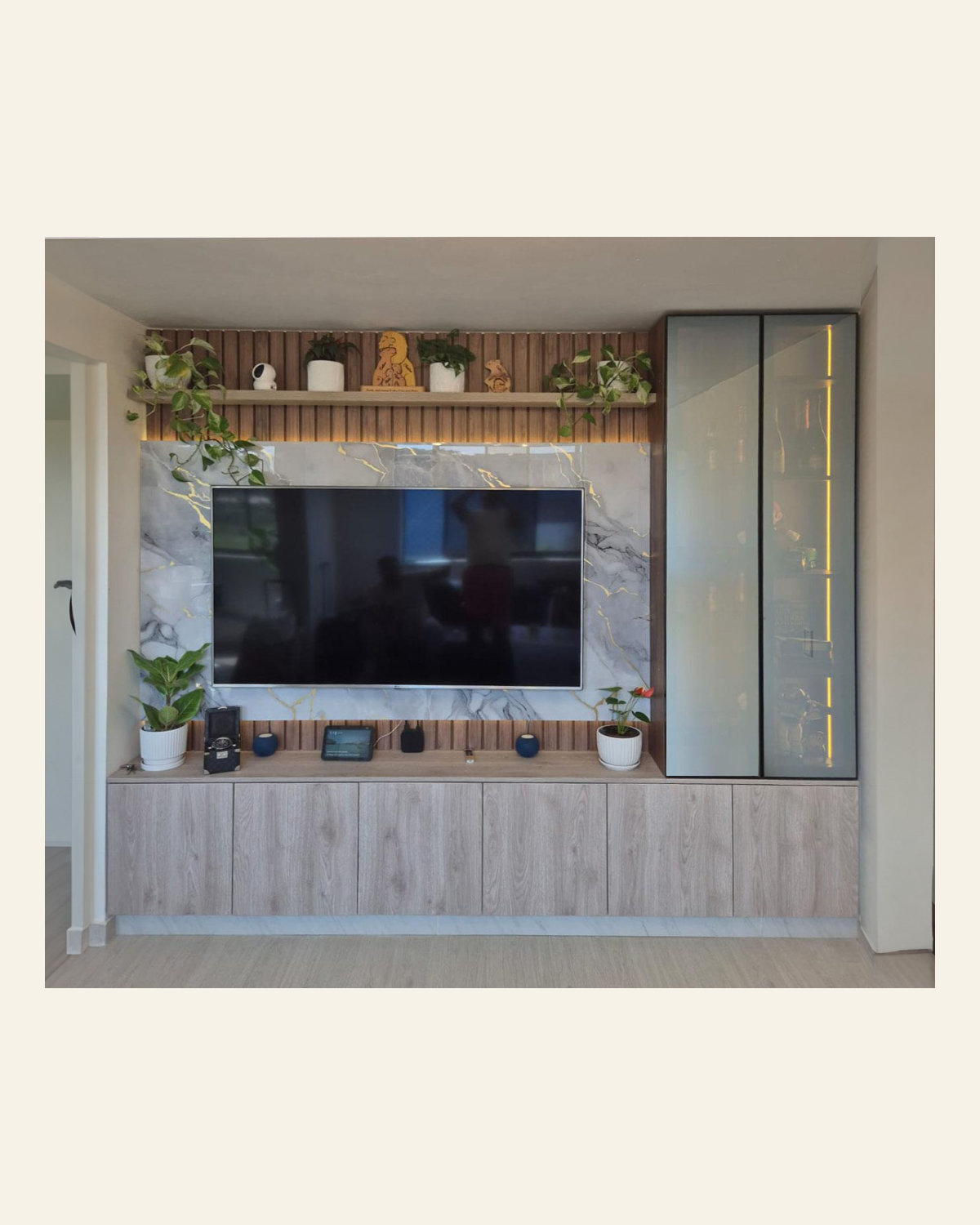 Centro de Entretenimiento TV 75"