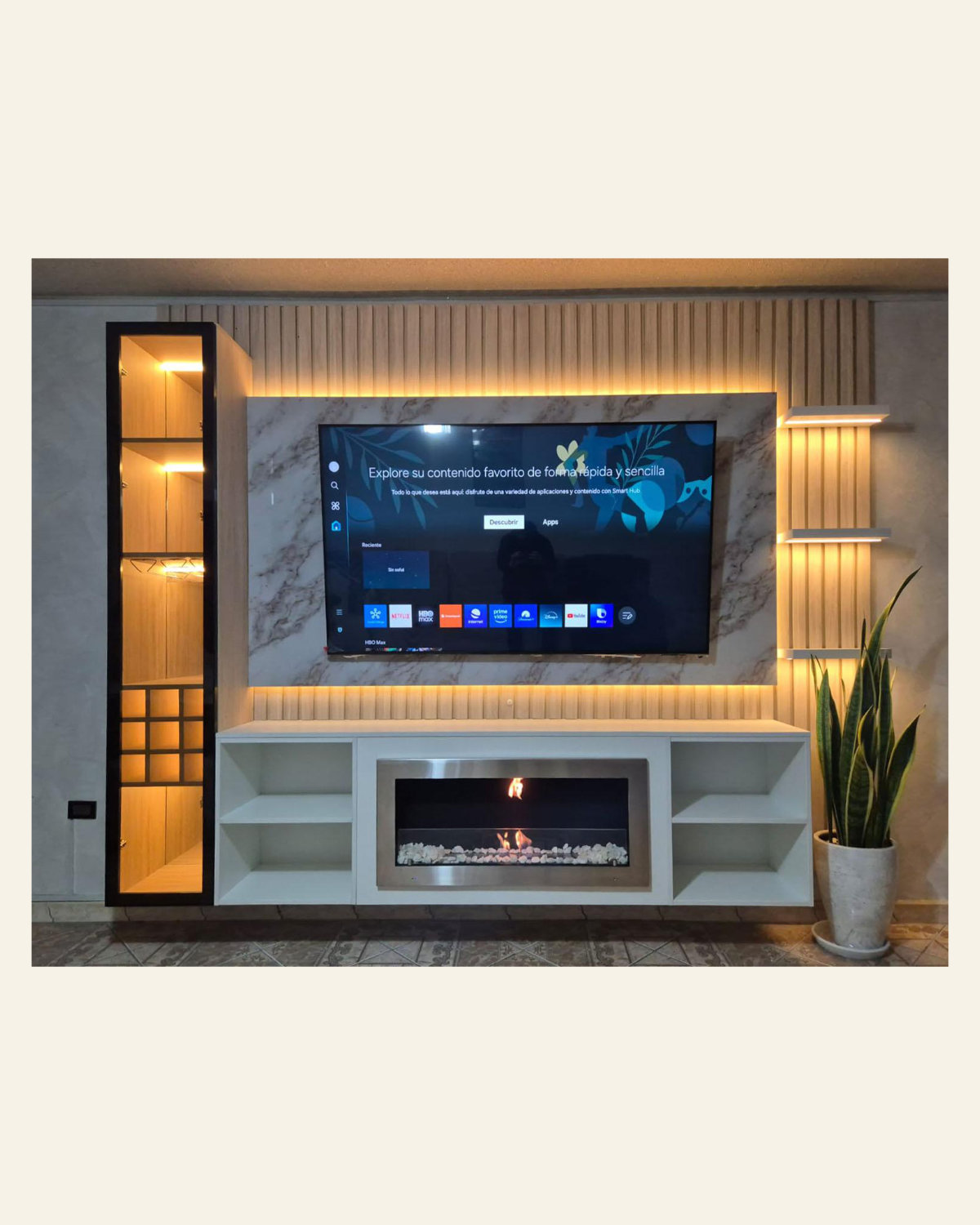 Centro de Entretenimiento TV 75"