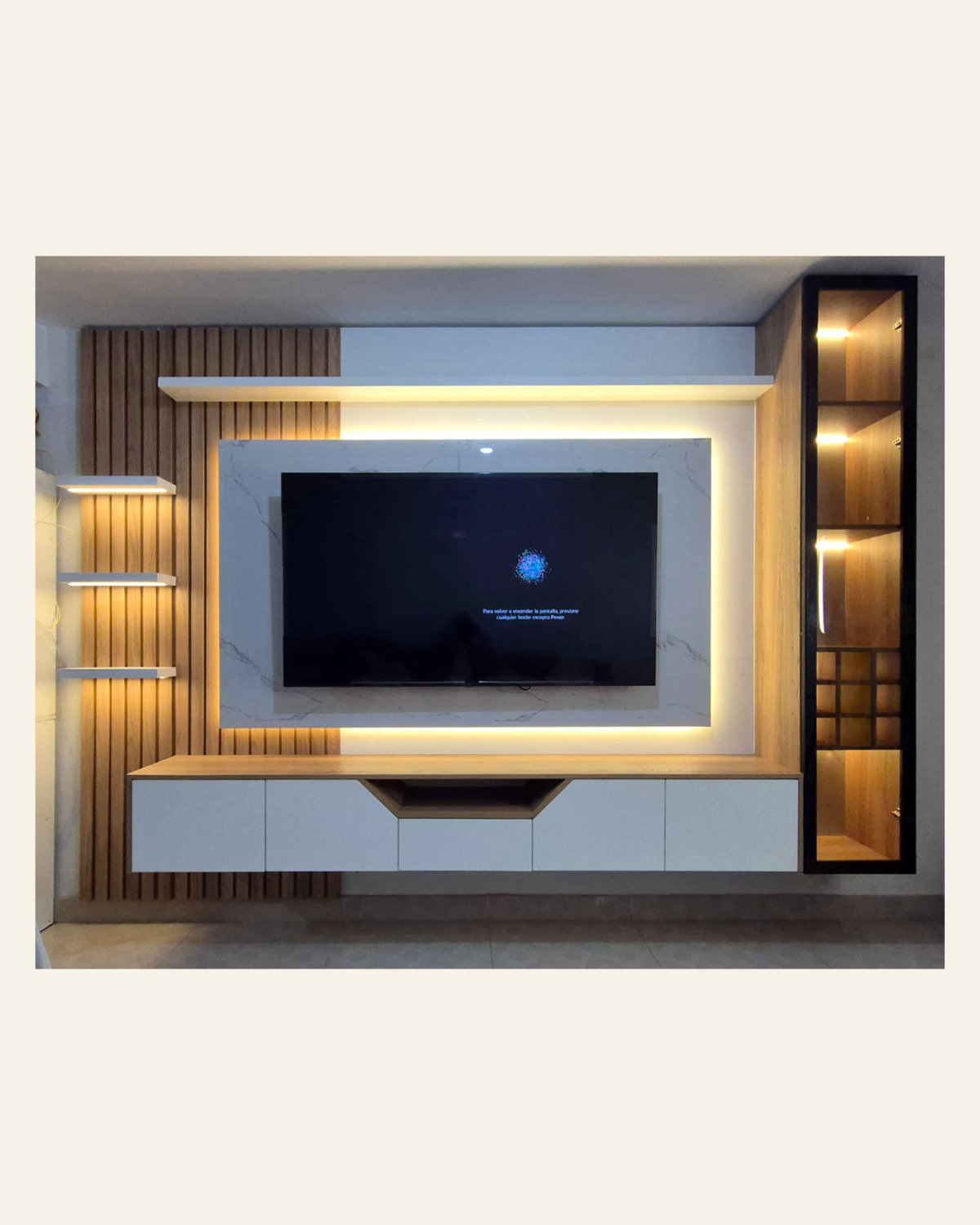 Centro de Entretenimiento TV 75"